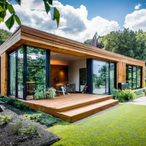 Maison durable en bois